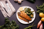 PAN-SEARED BRANZINO WITH BROCCOLINI AND GREEN BEANS